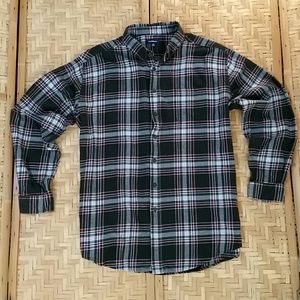 Croft & Barrow • Green & Red Flannel Shirt